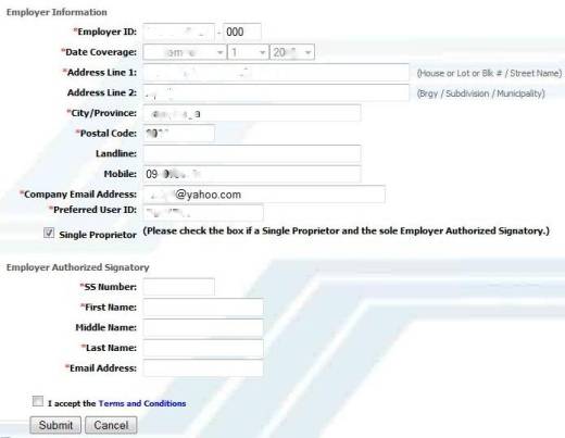 register sss employer account