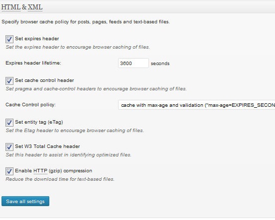 html browser settings