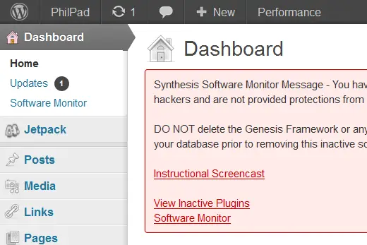 synthesis managed hosting