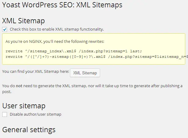 how to fix yoast xml sitemap error