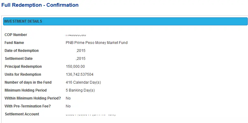 how to redeem uitf online using pnb