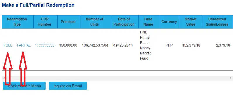 how to withdraw uitf online step 3