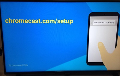 chromecast set up tv