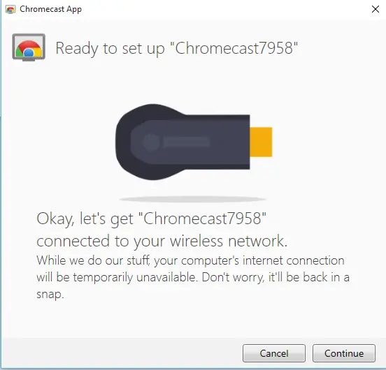 chromecast installation