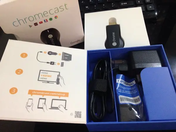 unboxing chromecast