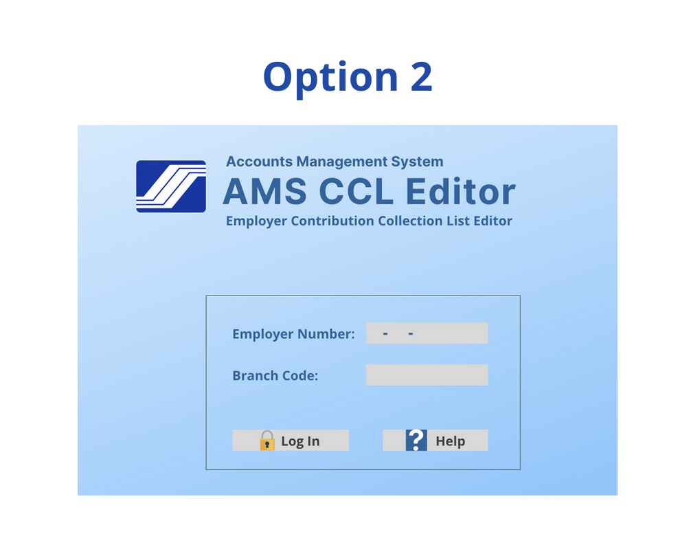 sss ams ccl editor for employer