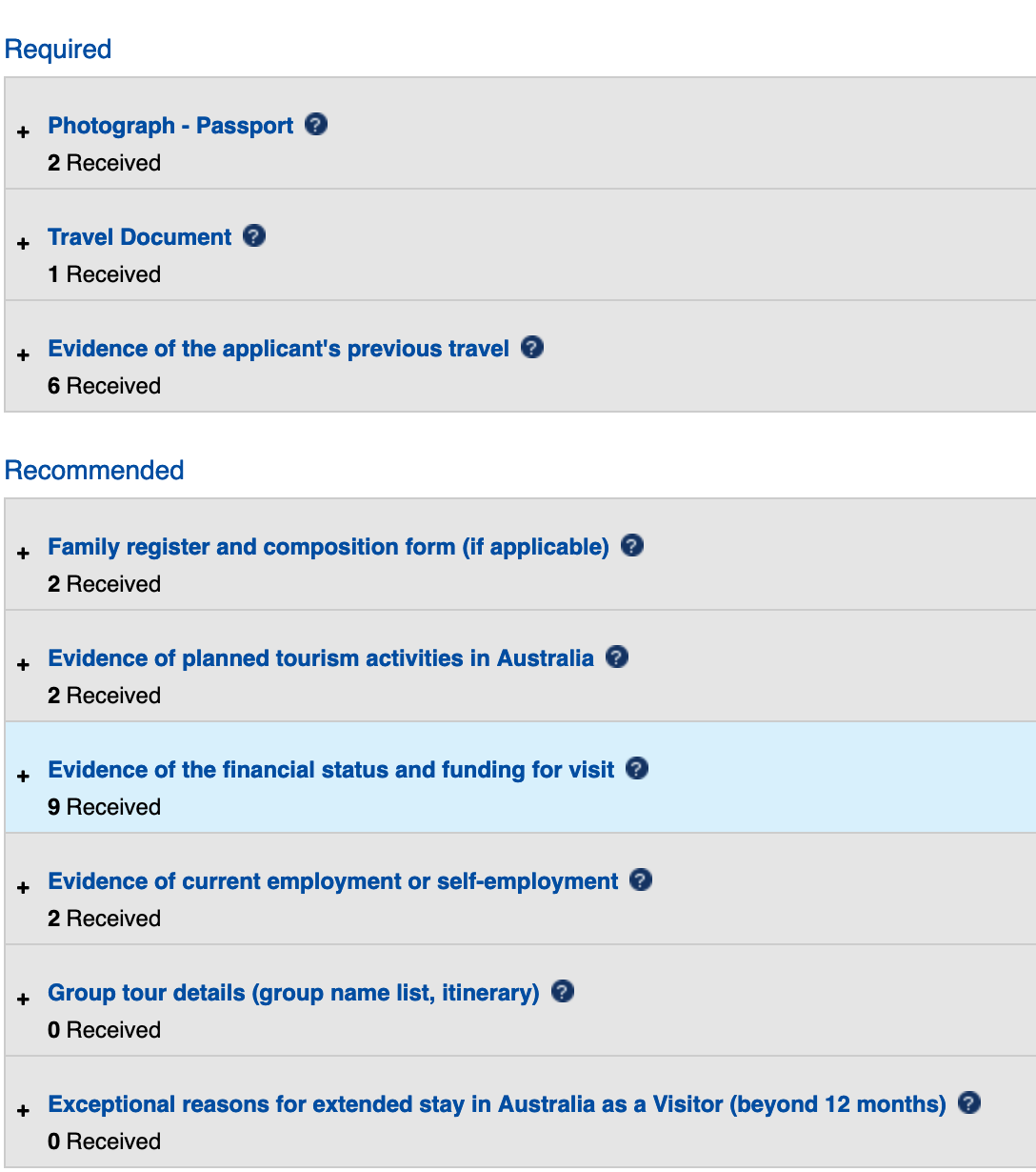 tourist visa australia requirements