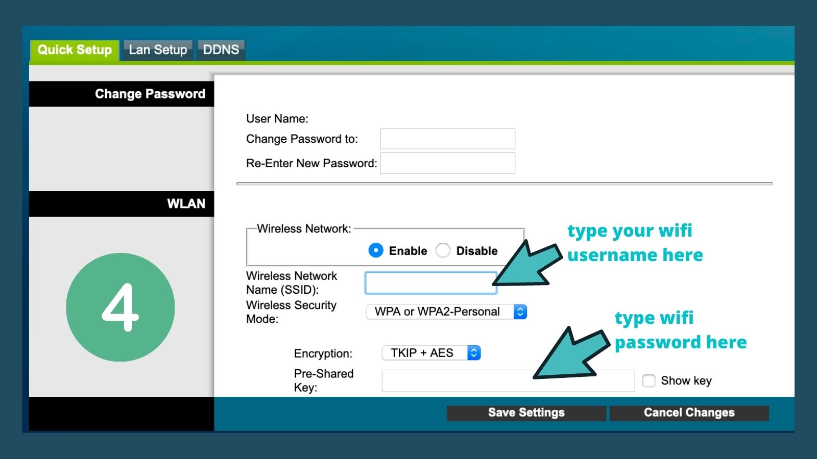 access converge wifi admin step 4