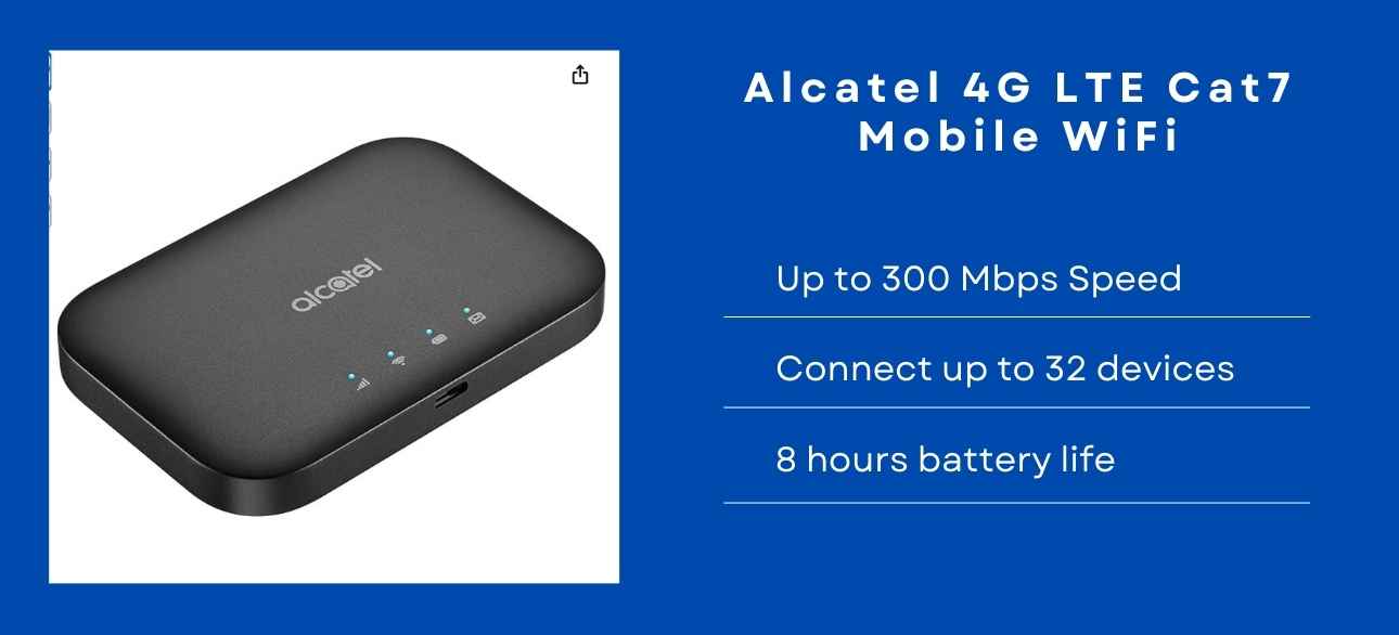 alcatel 4G cat7 pocket wifi