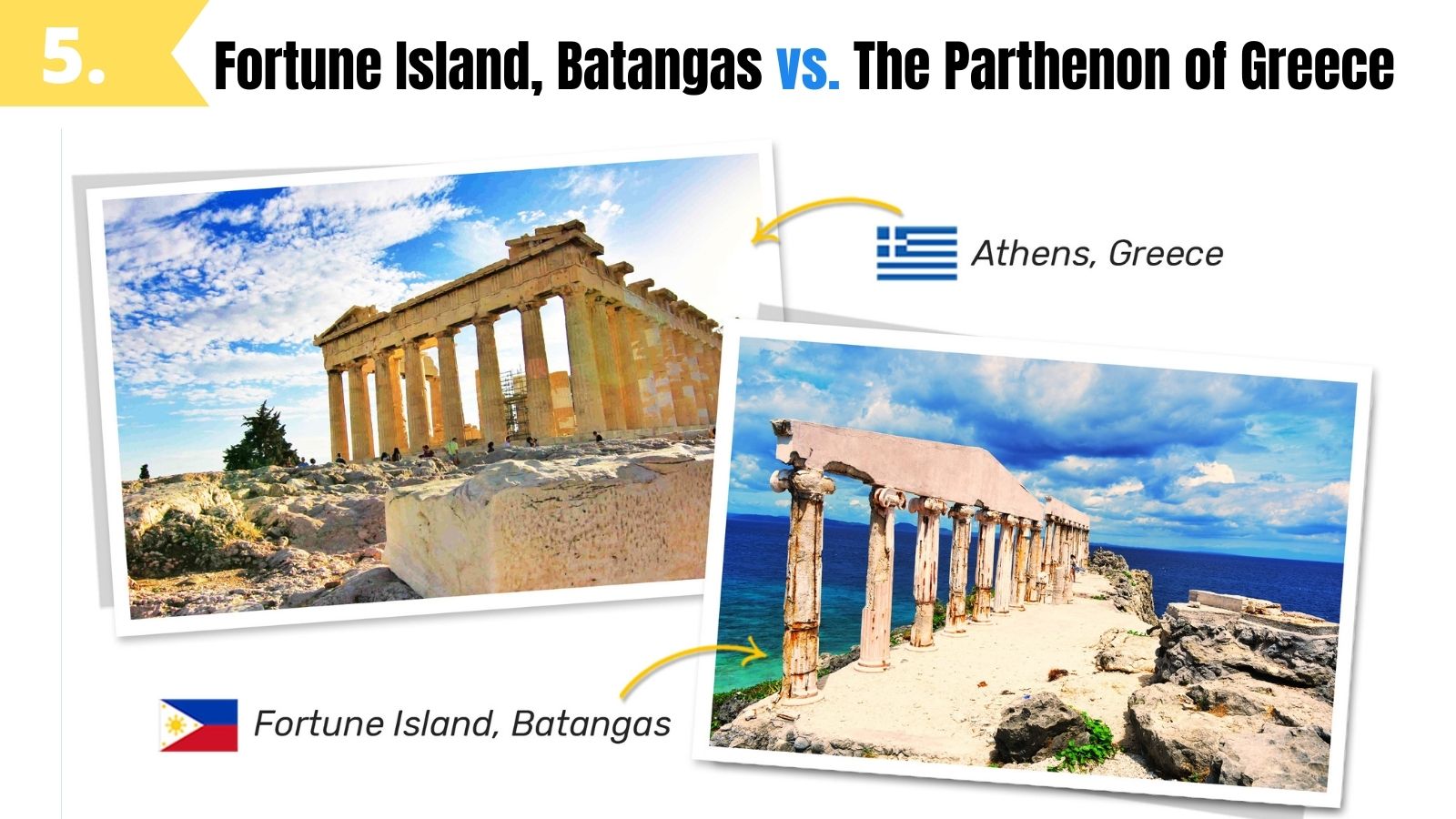 fortune island batangas like parthenon greece