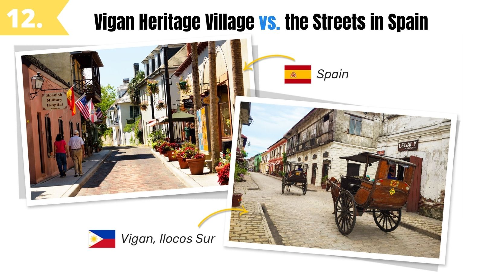 vigan heritage village vs streets of old spain