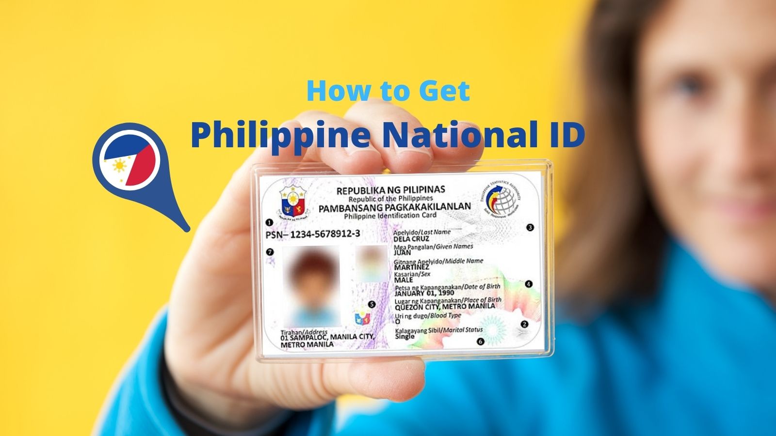 how to get philippine national id card