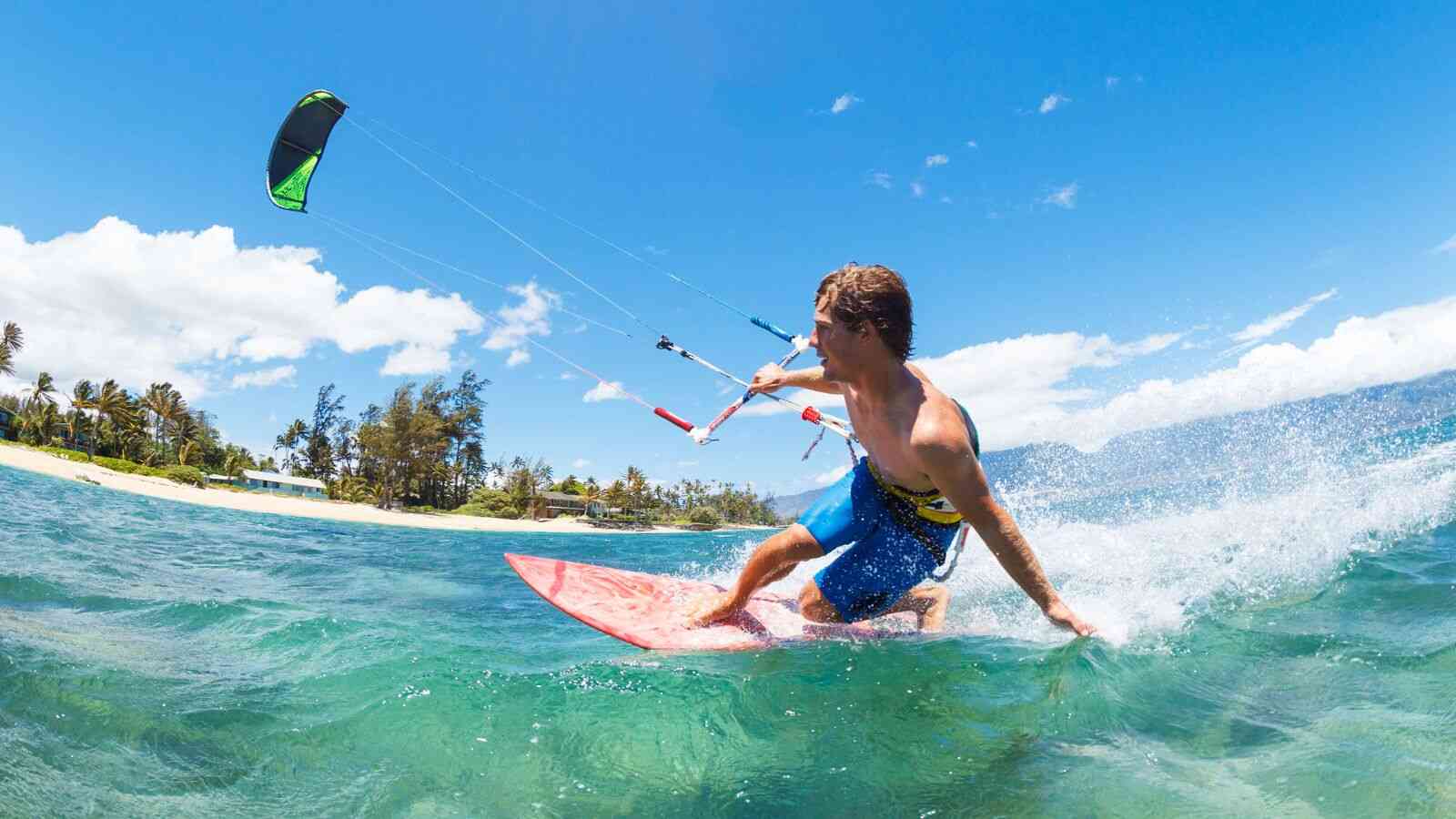 kiteboarding at bantayan island