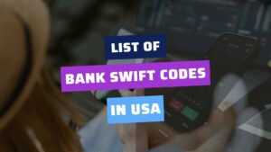 bank swift code in USA BIC code list