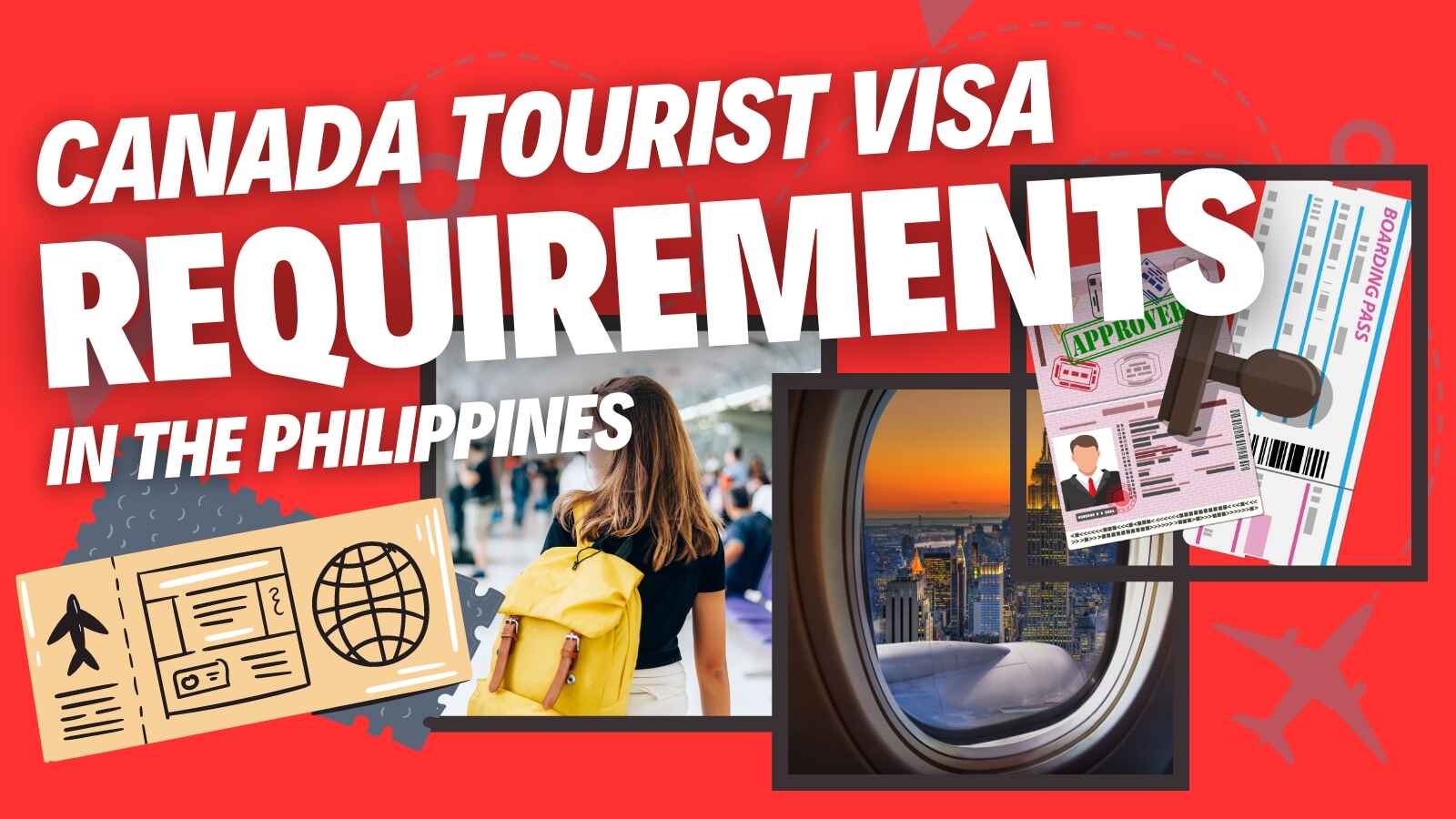 Canada visitor visa requirements Philippines online application