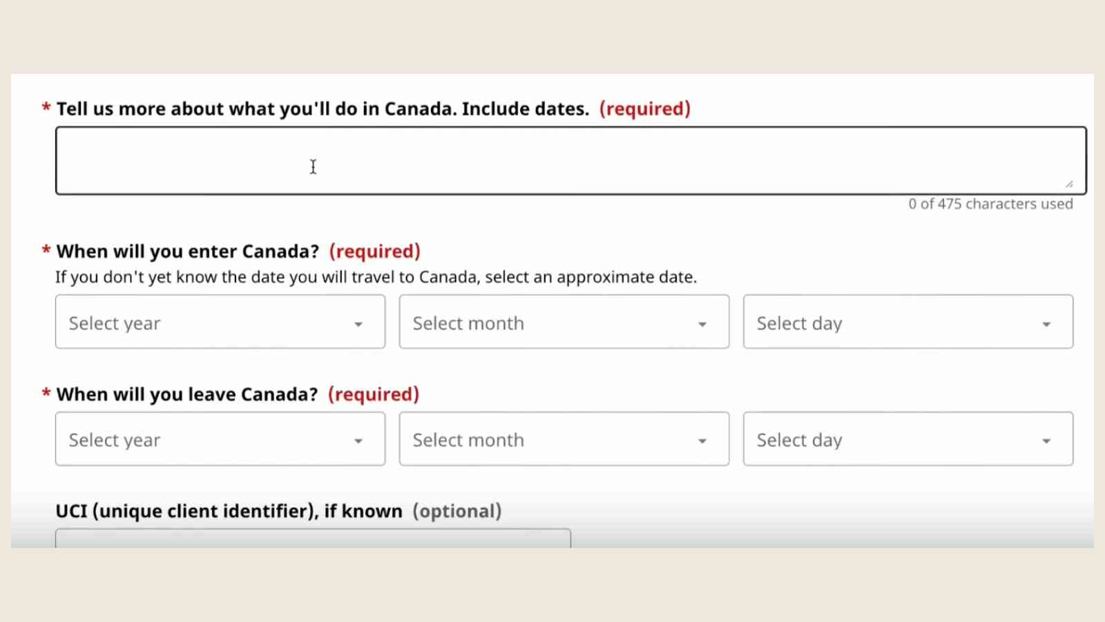 canada tourist visa requirements philippines