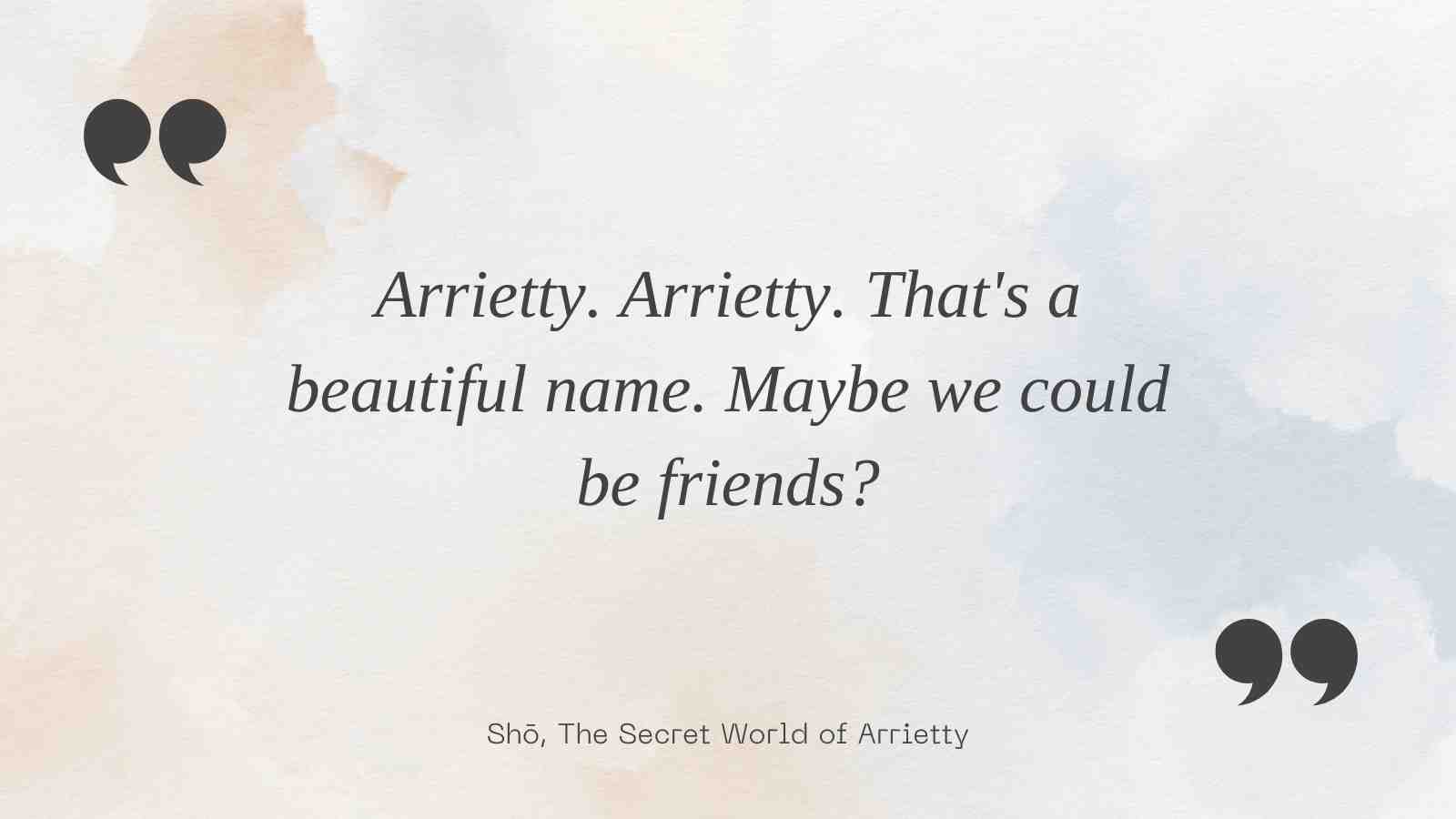 the secret world of arrietty