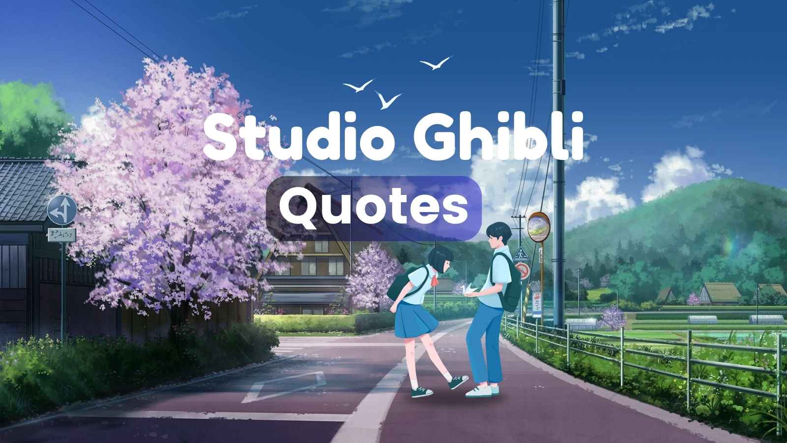 Studio Ghibli quotes about love