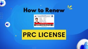 how to renew PRC ID online