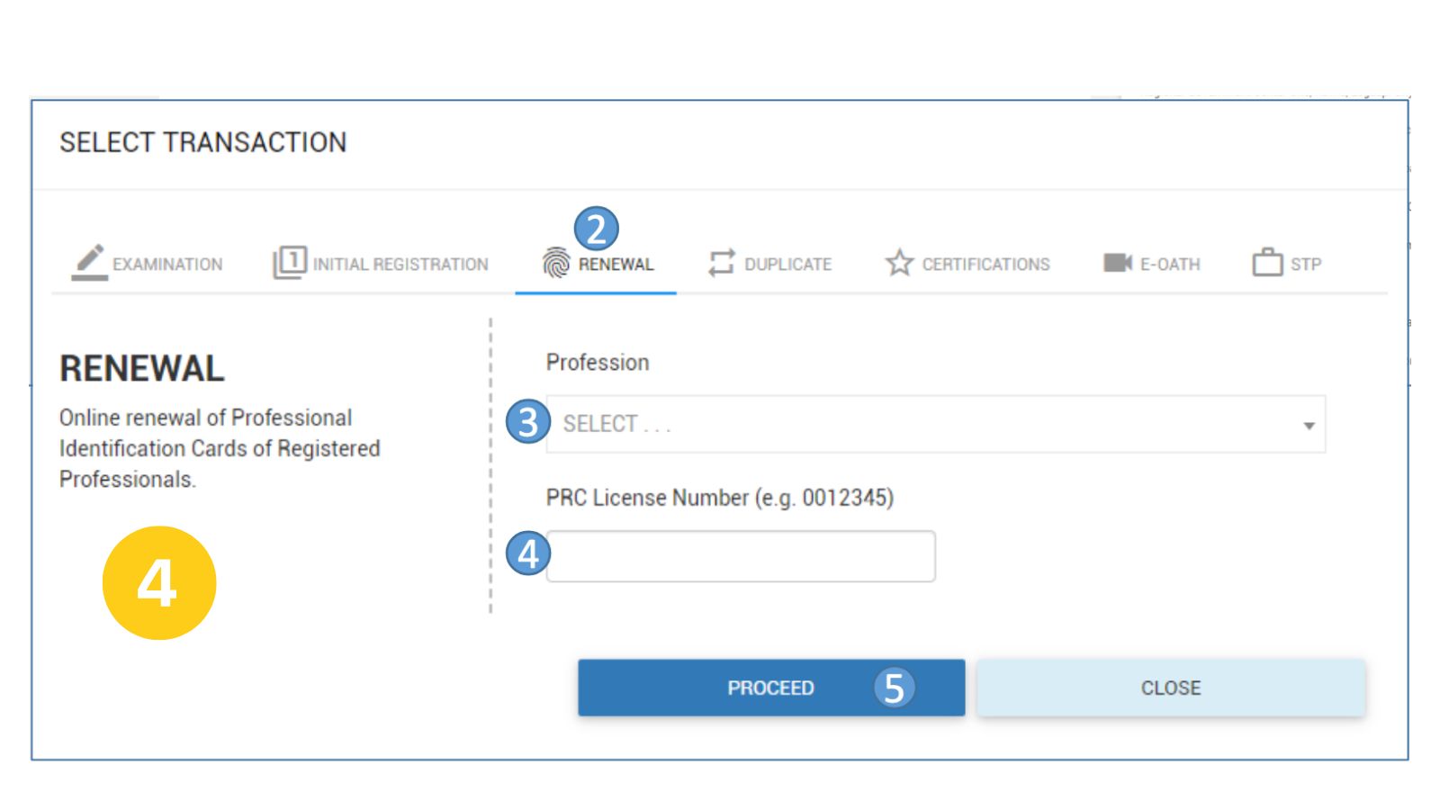 renew PRC ID in the Philippines step 4