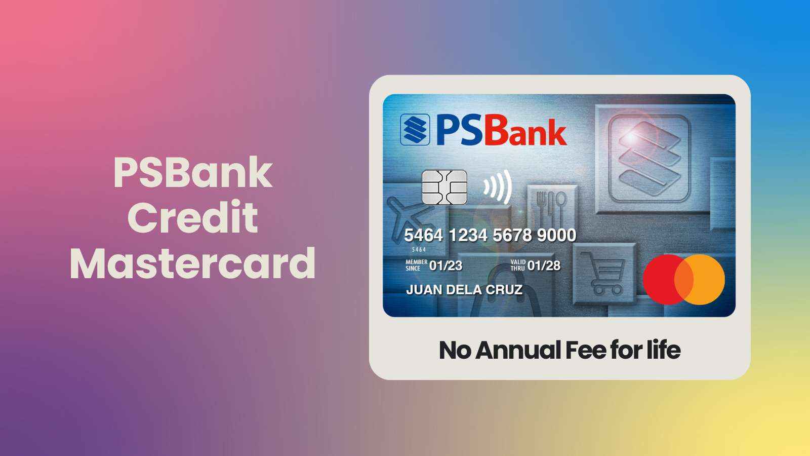 PSBank zero annual fee