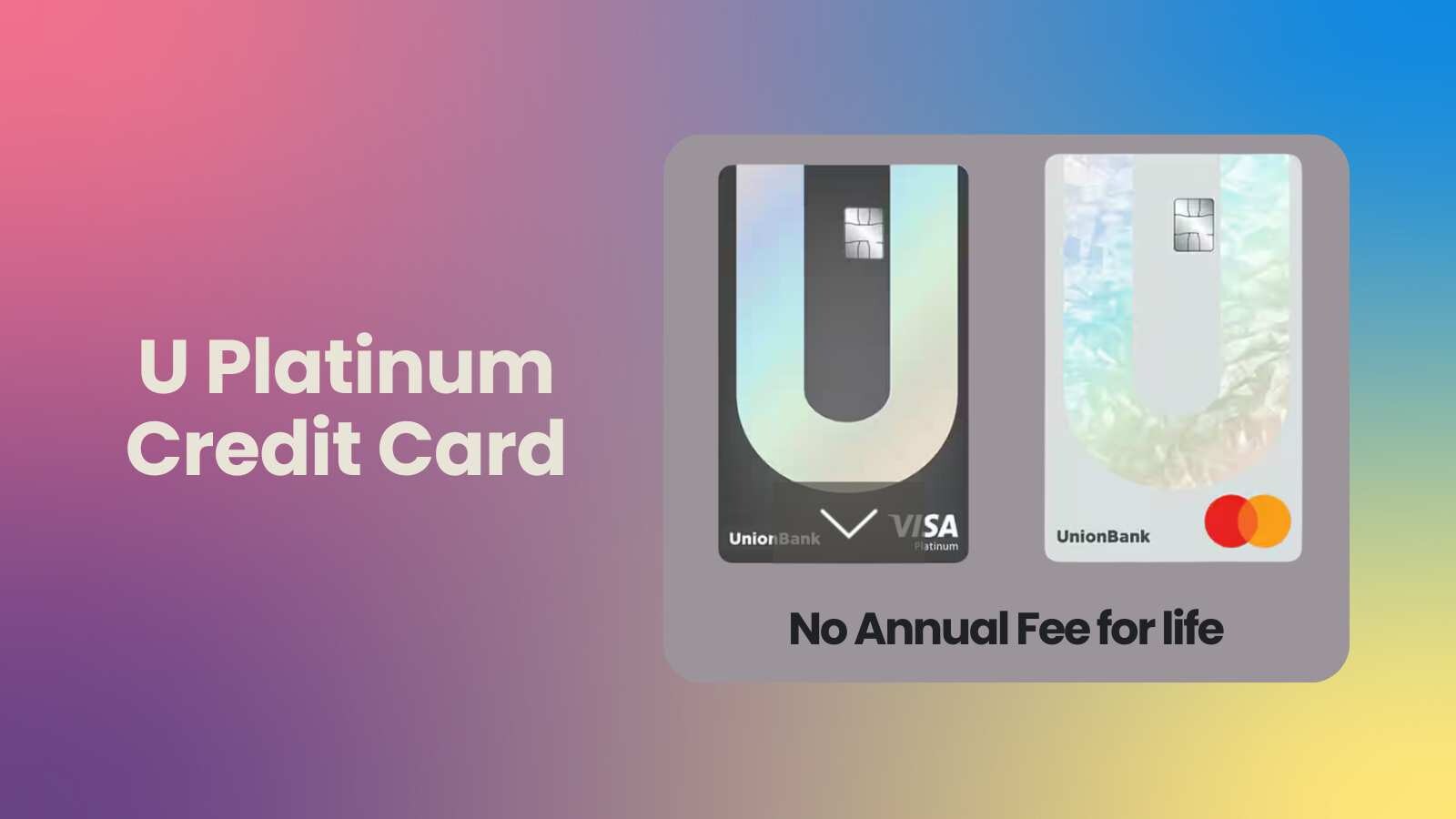 Unionbank U platinum credit card